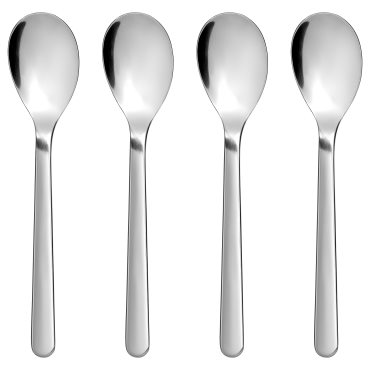 FÖRNUFT, teaspoon, 4 pack, 804.284.75