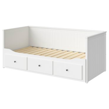 HEMNES, κρεβάτι επισκέπτη day-bed με 3 συρτάρια, 80x200 cm, 903.493.26
