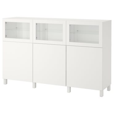 BESTÅ, σύνθεση αποθήκευσης με πόρτες, 180x42x112 cm, 092.080.29