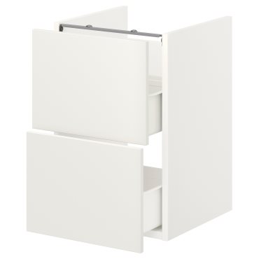 ENHET, base cabinet for washbasin with 2 drawers, 093.210.49