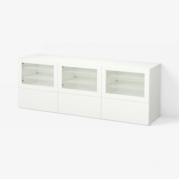 BESTÅ, έπιπλο TV με πόρτες και συρτάρια, 180x40x64 cm, 191.943.00