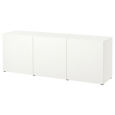BESTÅ, σύνθεση αποθήκευσης με πόρτες, 180x42x65 cm, 193.249.76