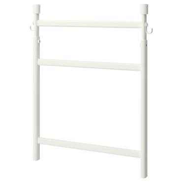 SUNNERSTA, adjustable rack with hooks, 204.409.51