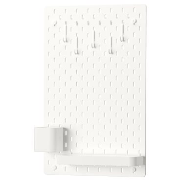 SKÅDIS, pegboard combination, 36x56 cm, 293.038.98