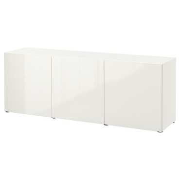 BESTÅ, σύνθεση αποθήκευσης με πόρτες, 180x42x65 cm, 293.249.90