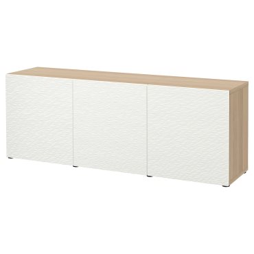 BESTÅ, σύνθεση αποθήκευσης με πόρτες, 180x42x65 cm, 293.250.08