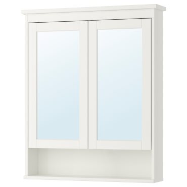 HEMNES, Ντουλάπι με καθρέφτη με 2 πόρτες, 402.176.77
