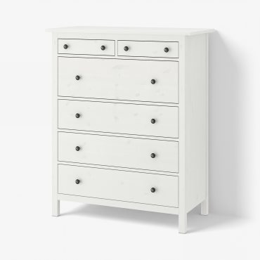 HEMNES, Συρταριέρα με 6 συρτάρια, 602.392.73