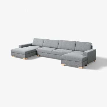 SÖRVALLEN, 5-seat sofa with chaise longues, 693.147.86