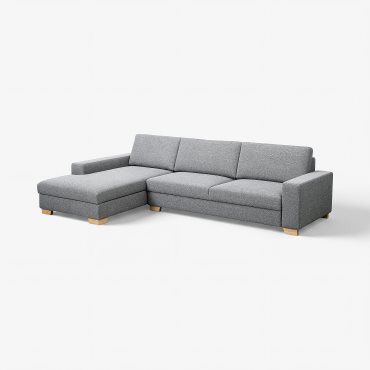 SÖRVALLEN, 4-seat sofa with chaise longue/left, 693.147.91