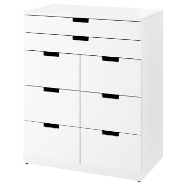 NORDLI, συρταριέρα με 8 συρτάρια, 80x99 cm, 693.368.87