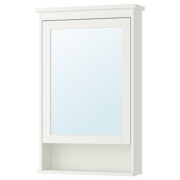 HEMNES, Ντουλάπι με καθρέφτη με 1 πόρτα, 702.176.71