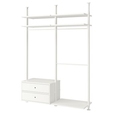 ELVARLI, wardrobe combination, 175x51x222-350 cm, 793.029.95