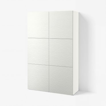 BESTÅ, storage combination with doors, 120x42x193 cm, 090.714.65