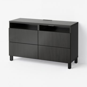 BESTÅ, TV bench with drawers, 120x40x74 cm, 191.939.23