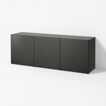BESTÅ, storage combination with doors, 180x42x65 cm, 393.249.80