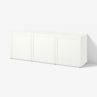 BESTÅ, storage combination with doors, 180x42x65 cm, 393.250.03