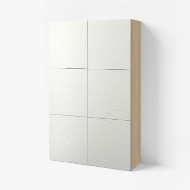 BESTÅ, storage combination with doors, 120x42x193 cm, 590.715.14