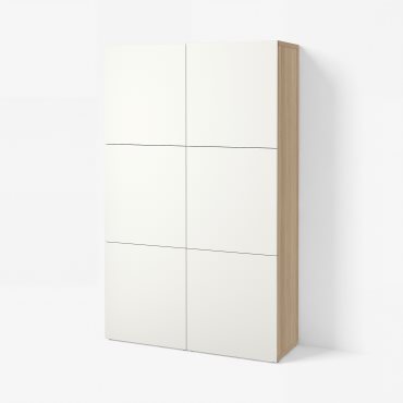 BESTÅ, storage combination with doors, 120x42x193 cm, 690.715.04