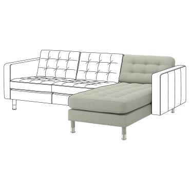 LANDSKRONA, chaise longue, add-on unit, 492.702.55