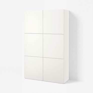 BESTÅ, storage combination with doors, 120x42x193 cm, 790.575.26