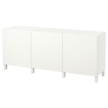 BESTÅ, σύνθεση αποθήκευσης με πόρτες, 180x42x74 cm, 291.397.18