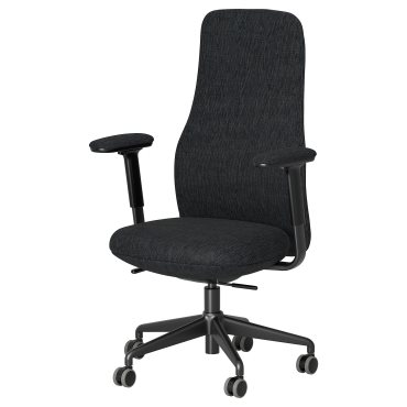 GRONFJALL, office chair with armrests, 005.034.40