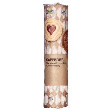 KAFFEREP, biscuits with chocolate-flavoured filling/RAC certified, 176 g, 005.242.11