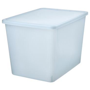 RYKTA, storage box with lid, 36x50x35 cm/44.5 l, 005.332.01