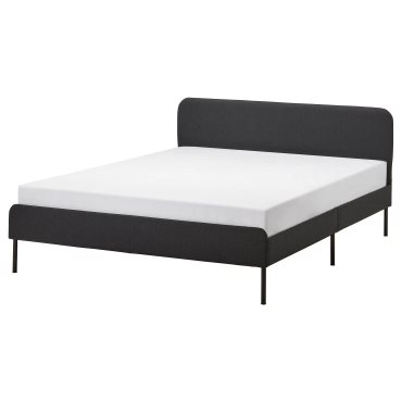 SLATTUM, κρεβάτι με επένδυση, 140x200 cm, 005.712.45