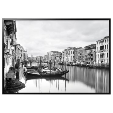BJÖRKSTA, picture with frame/Canal Grande, 200x140 cm, 093.849.61