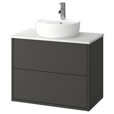 HAVBACK/TORNVIKEN, wash-stand with drawers/wash-basin/tap, 82x49x79 cm, 095.140.81