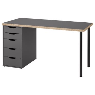LAGKAPTEN/ALEX, desk, 140x60 cm, 095.853.80