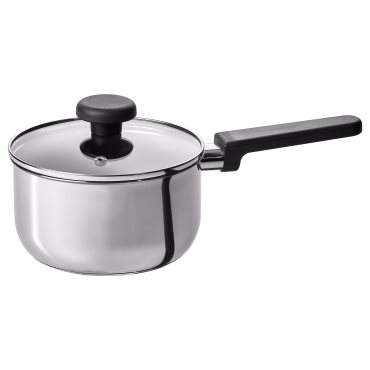 MIDDAGSMAT, saucepan with lid/non-stick coating, 2 l, 104.637.21