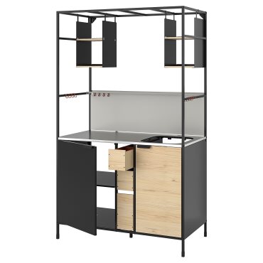 ÄSPINGE, kitchenette, 120x60x202 cm, 105.002.81