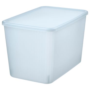 RYKTA, storage box with lid, 24x36x23 cm/14.5 l, 105.332.05