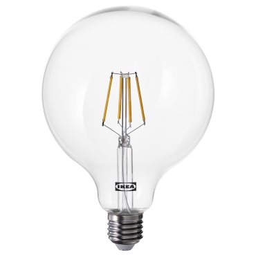 LUNNOM, LED bulb E27 470 lumen/dimmable, 125 mm, 105.393.68