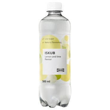 ISKUB, carbonated soft drink/lemon/lime flavour/with sugar and sweeteners, 500 ml, 105.480.61