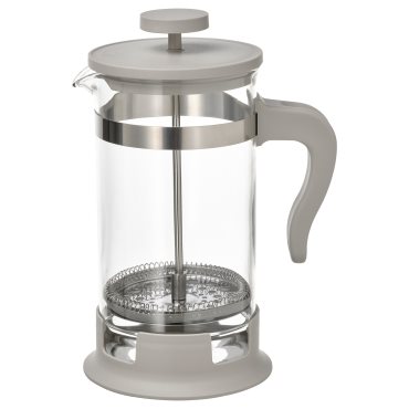 UPPHETTA, coffee/tea maker/glass/stainless steel, 1 l, 105.617.07