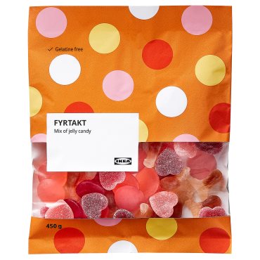 FYRTAKT, ζελεδάκια σε διάφορες γεύσεις, 450 g, 105.881.89