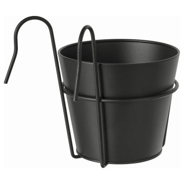 VITLÖK, plant pot with holder in/outdoor, 15 cm, 106.120.14