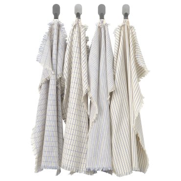 VÄLVÅRDAD, tea towel 4 pack, 45x60 cm, 106.180.06