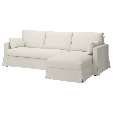 HYLTARP, 3-seat sofa with chaise longue, right, 194.958.26