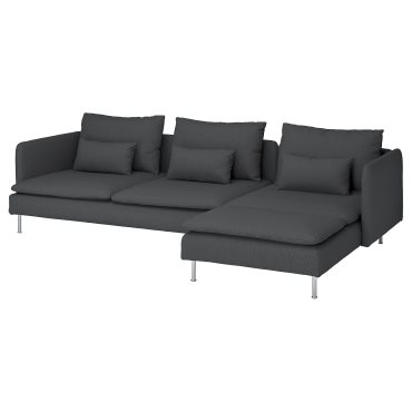 SÖDERHAMN, 4-seat sofa with chaise longue, 195.022.90