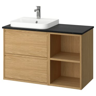 ANGSJON/BACKSJON, wash-stand/wash-basin/tap, 102x49x71 cm, 195.284.45