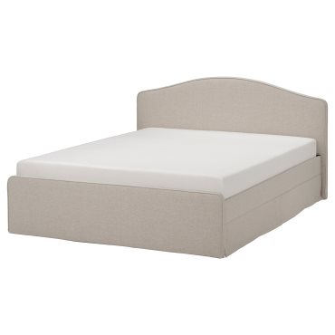 RAMNEFJALL, κρεβάτι με επένδυση, 160x200 cm, 195.527.51