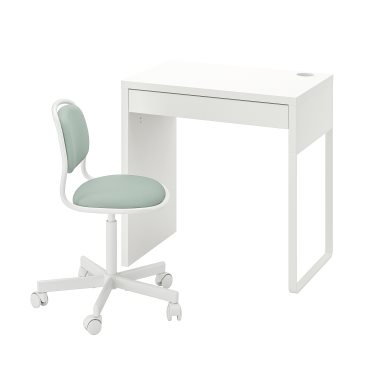 MICKE/ORFJALL, desk and chair, 195.534.54