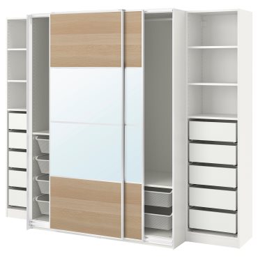 PAX/MEH/AULI, wardrobe combination, 250x66x201 cm, 195.614.30