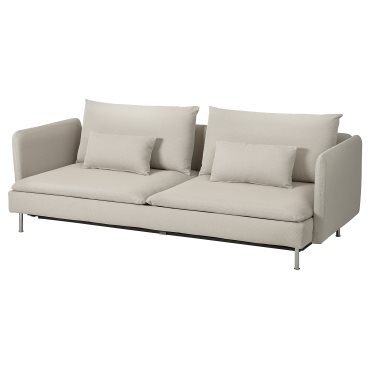 SÖDERHAMN, 3-seat sofa-bed with armrests, 195.800.61