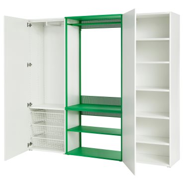 PLATSA, wardrobe with 2 doors, 200x42x181 cm, 195.937.75